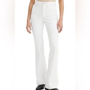 Levi's 726 White Flare Leg Jeans